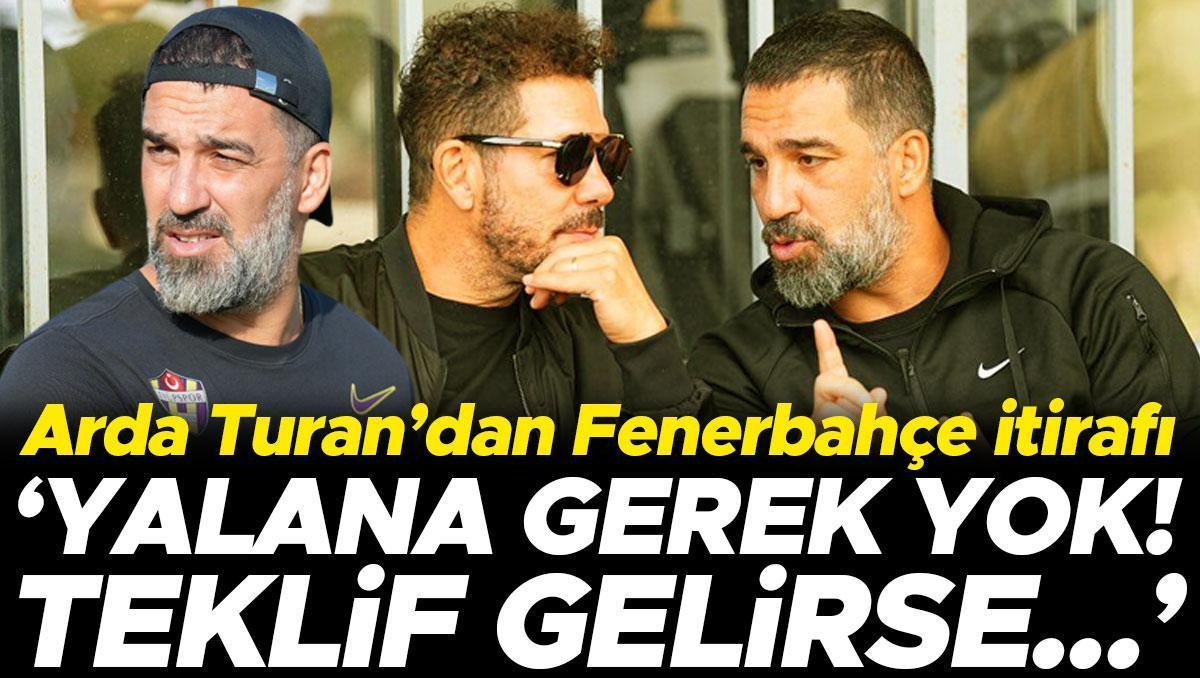 Eyüpspor Teknik Direktörü Arda Turan’dan flaş Fenerbahçe açıklaması: ‘Yalana gerek yok, teklif gelirse…’